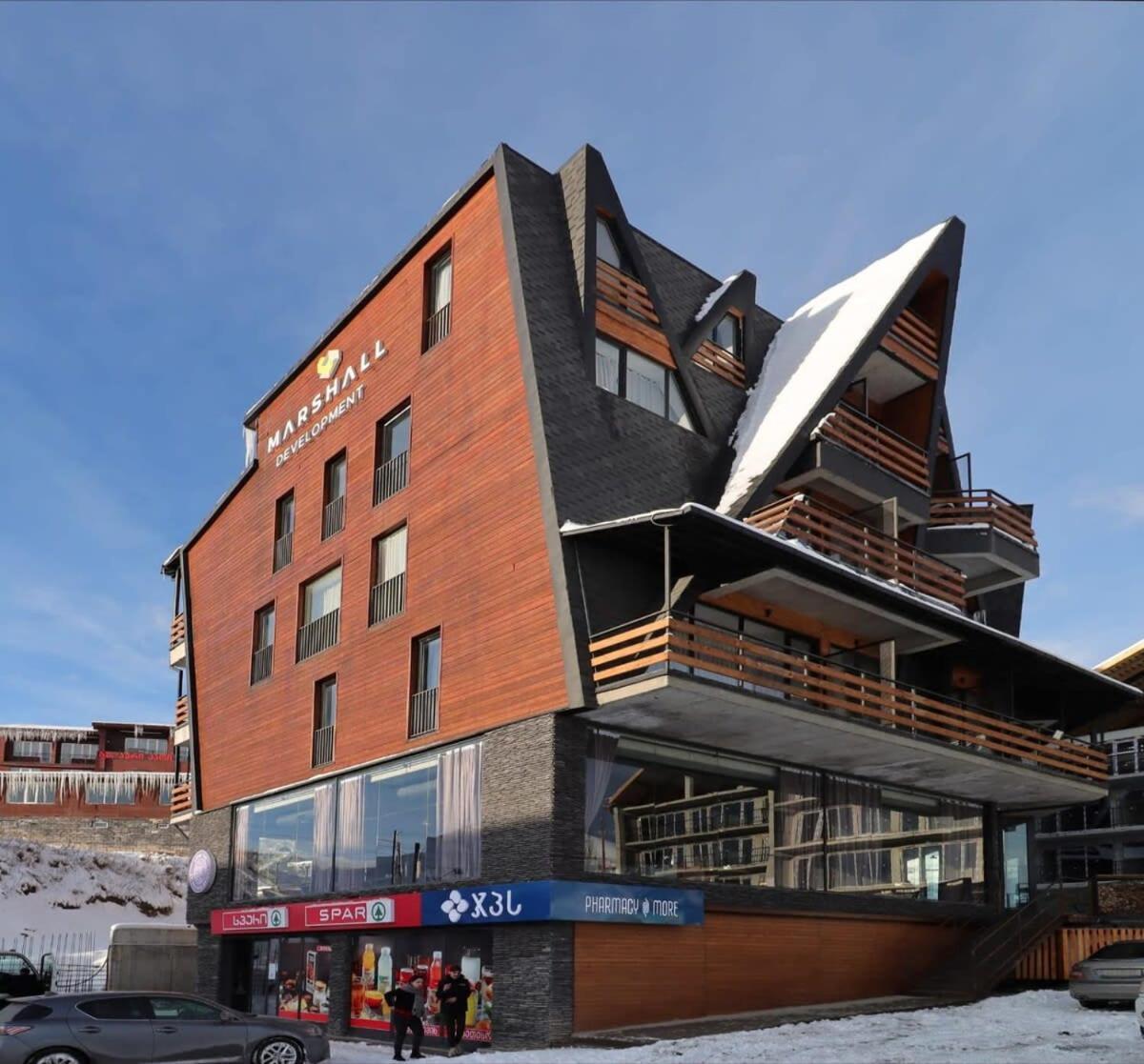 Super Stylish And Cozy 2 Bedroom 4Or6 People Apartment In Key Location In Marshall Gudauri Project Ski Resort Eksteriør billede